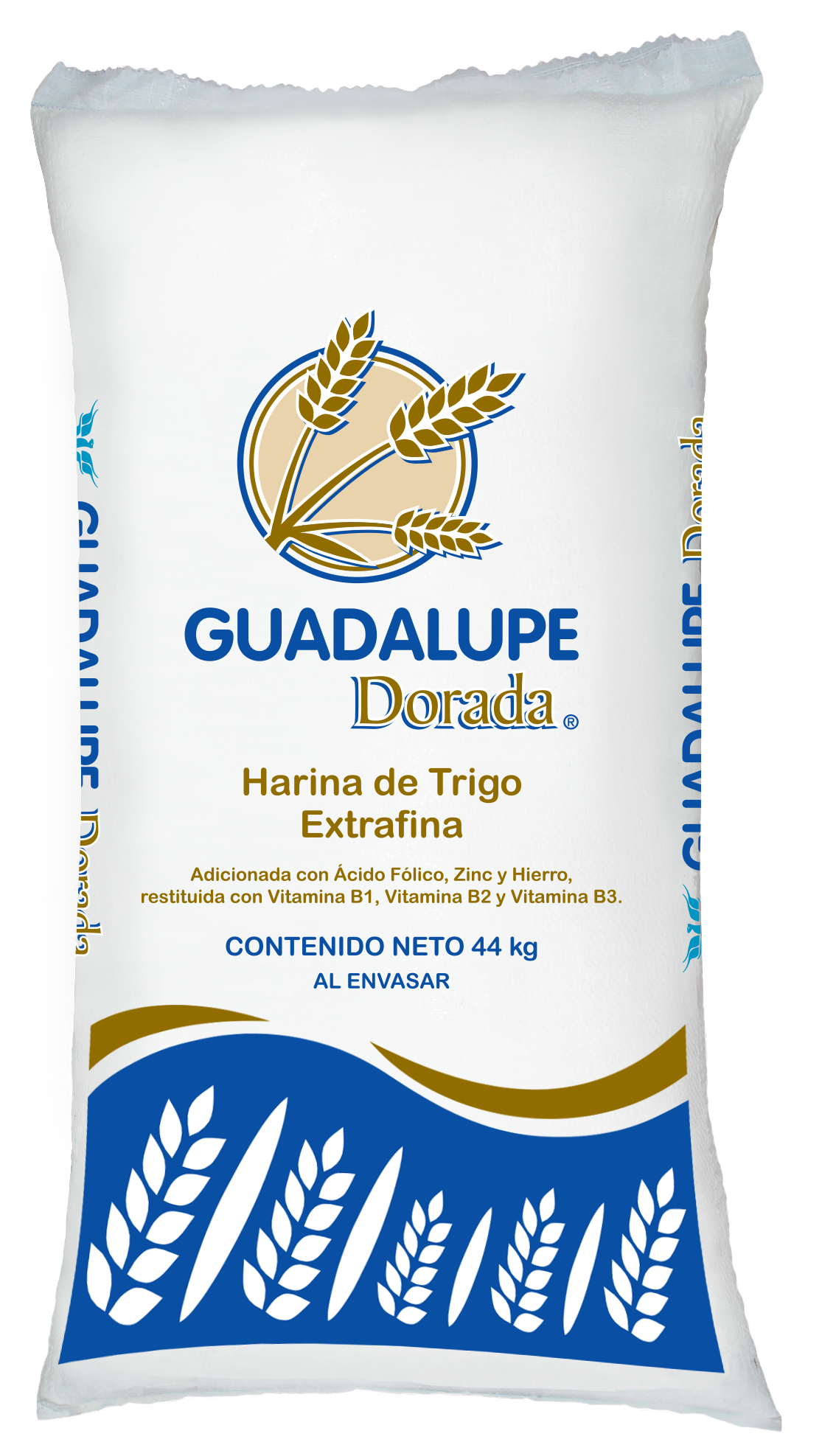 Presentaciones de Harina de Trigo Guadalupe Dorada