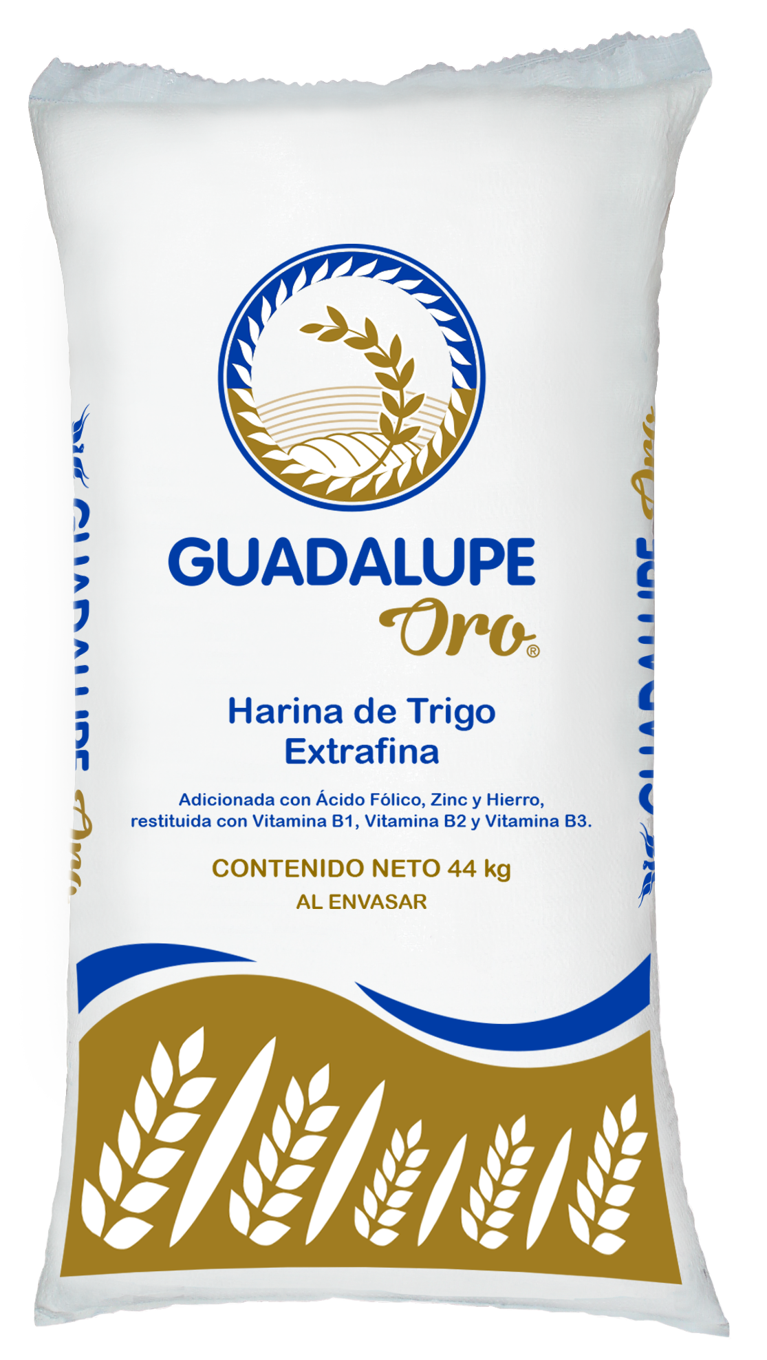 Presentaciones de Harina de Trigo Guadalupe Oro