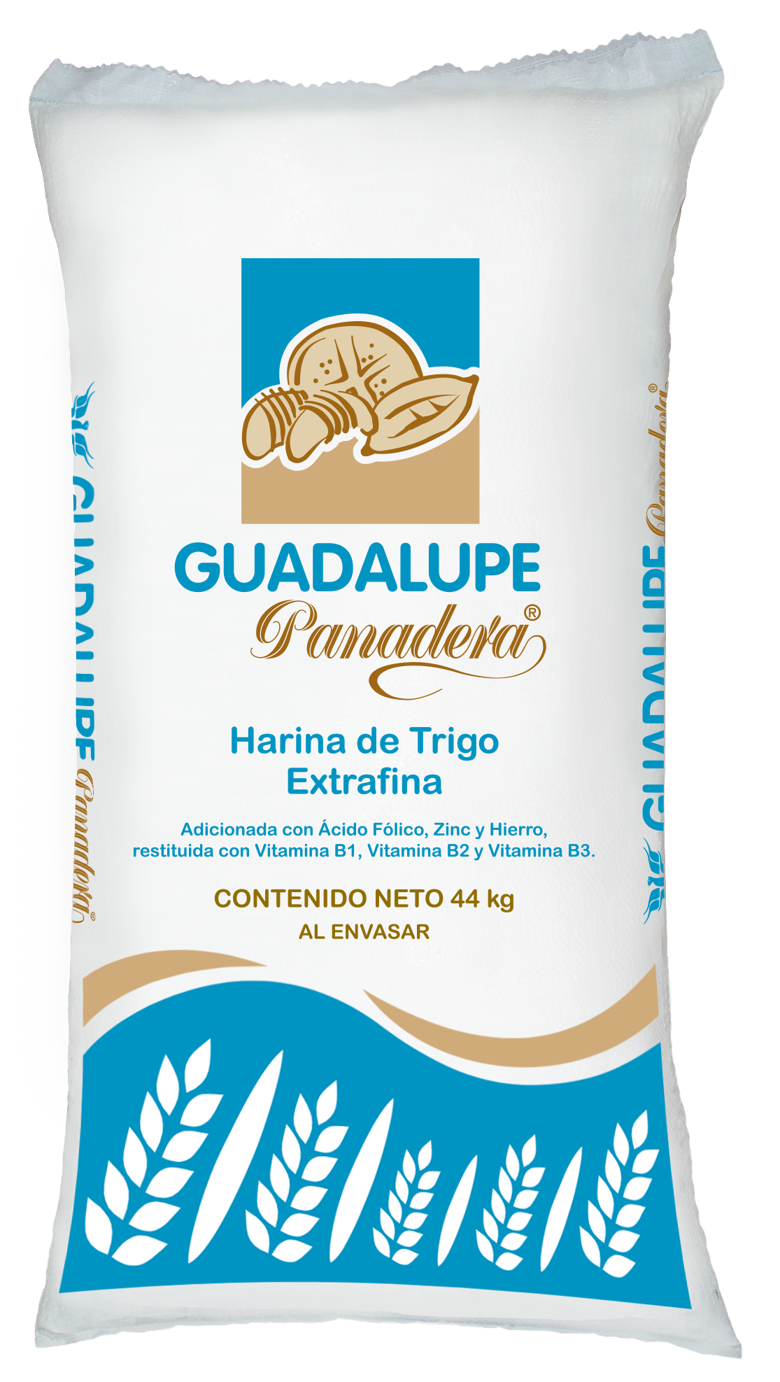 Presentaciones de Harina de Trigo Guadalupe Panadera